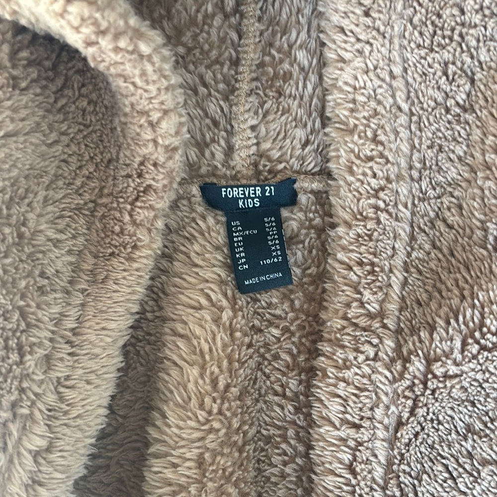 Cozy Brown Fleece Robe - Picture 2 of 2